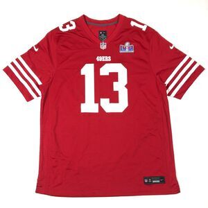 2024 Superbowl 58 LVIII San Fran 49ers Purdy 13 Red Jersey Size XXL 2XL NFL B11